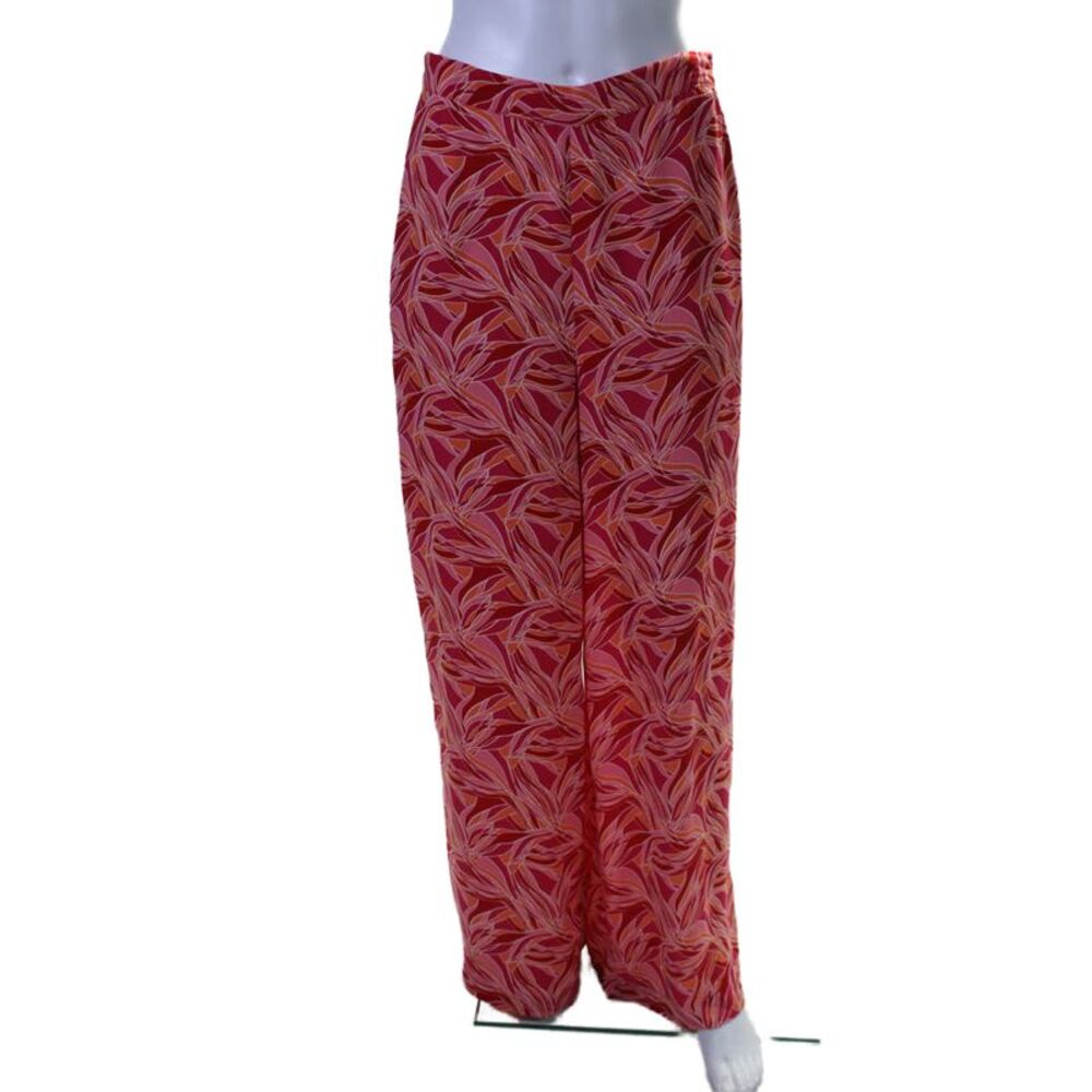 ASHLEY PARK x RTR Womens Floral Trousers Pink Size 8 15570690